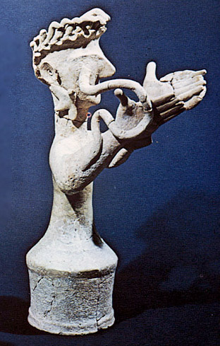 Minoan terracotta Snake Goddess