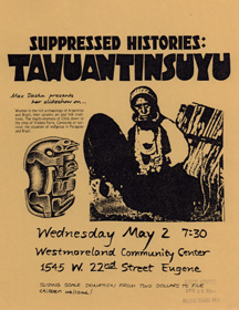 Tahuantinsuyu, show on South America, Eugene OR c. 1980