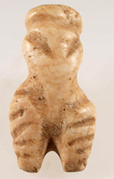 stone woman from Pietriele, Romania