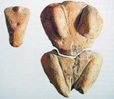 clay figurines from Skorba, Malta, between Sicily and Tunisia