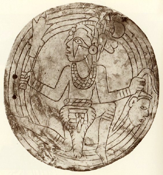 falcon dancer with mace and cut head